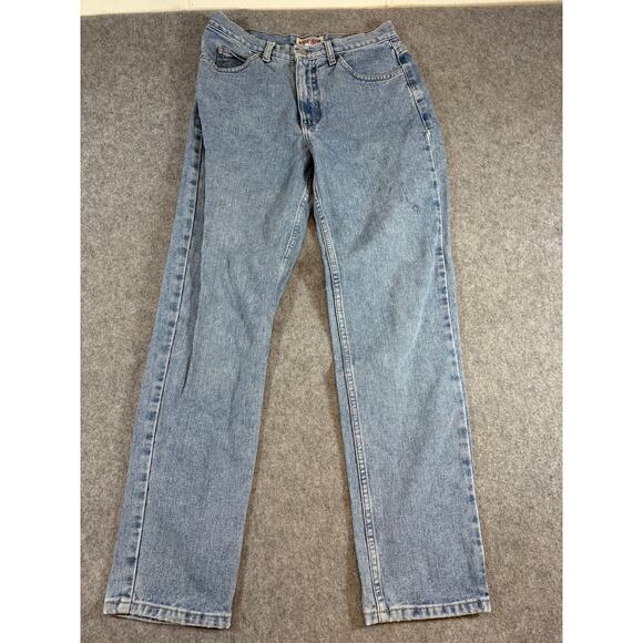 Vintage 90s Guess Denim Straight Jeans Mens 26x29 Blue Light Wash Cotton USA - Picture 2 of 7